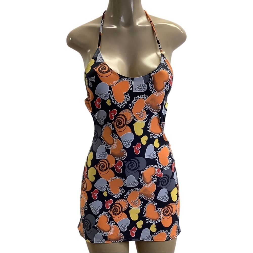 Indecent Proposal by Zuliana mini dress with cut out design and halter tie